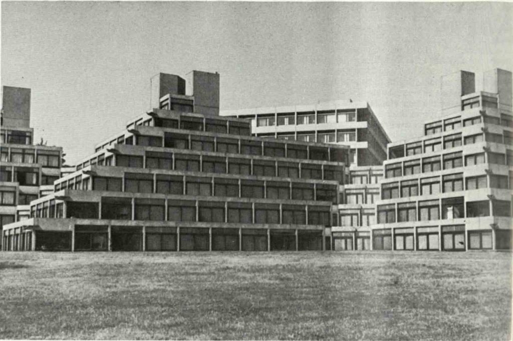 University of East Anglia, Denys Lasdun – Postwar Campus